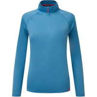Da Donna Maglietta Con Zip A Maniche Lunghe UV Tec